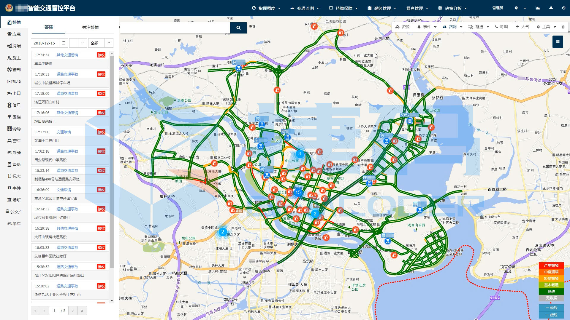 智慧交通集成管控平臺