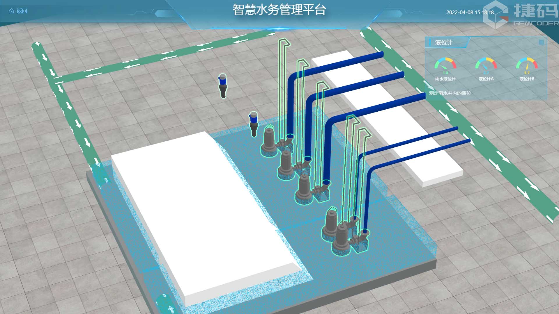 污水廠數(shù)字孿生平臺