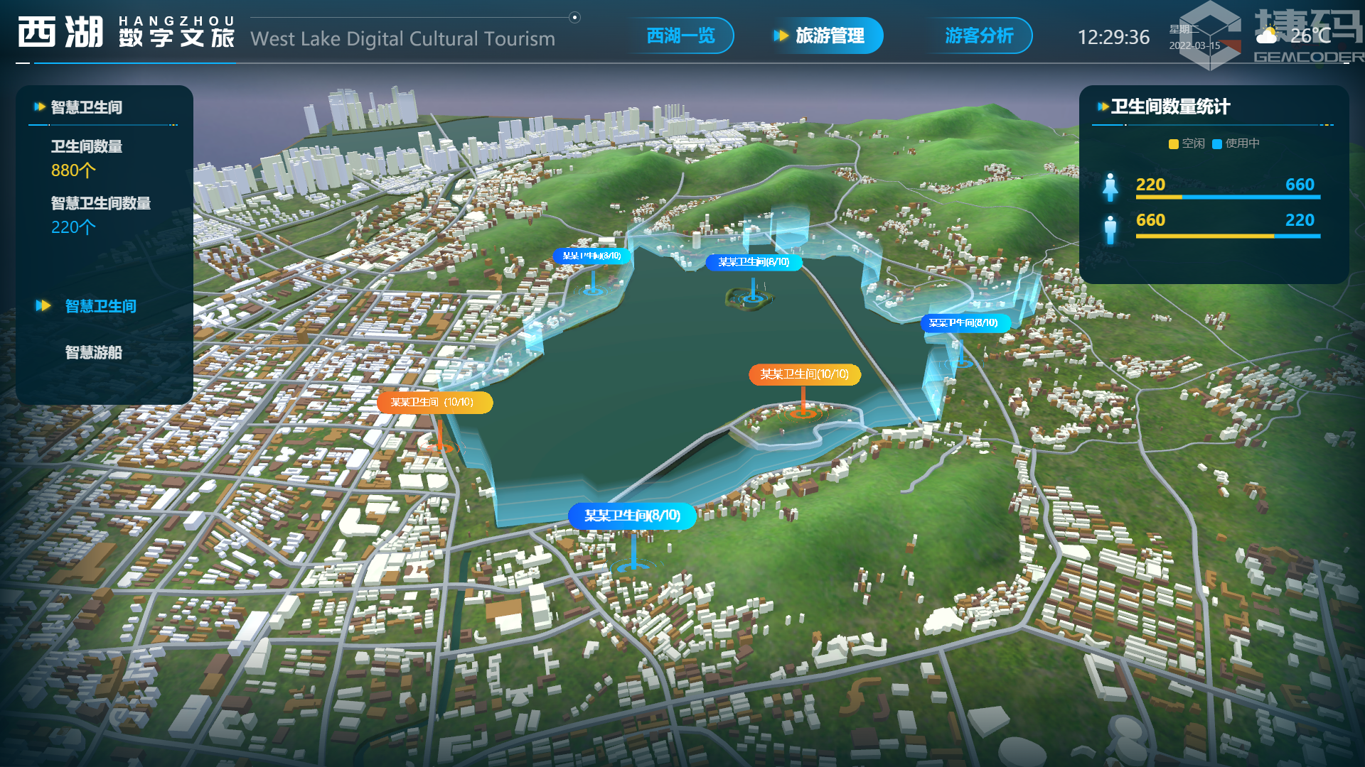 數(shù)字文旅管理平臺(tái)